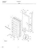 Part Location Diagram of 216531210 Frigidaire PANEL-OUTER DOOR