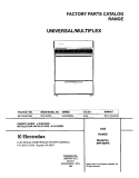 COVER Diagram and Parts List for MPF300PXWG  Uni Range