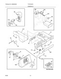 CONTROLS Diagram and Parts List for FLSC238JS2  Frigidaire Refrigerator