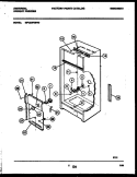 INTERIOR PARTS Diagram and Parts List for MFU20F3BW0  Uni Freezer