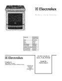 COVER Diagram and Parts List for EW30DS6CGS7  Electrolux Range