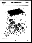 COOKTOP PARTS Diagram and Parts List for RBF139CE2  Frigidaire Cooktop
