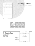 COVER Diagram and Parts List for GLEFS79DBL  Frigidaire Range