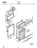 DOOR Diagram and Parts List for GRT18SJFD1  Gibson Refrigerator