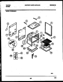 BODY PARTS Diagram and Parts List for 31-3342-23-01  Tappan Range