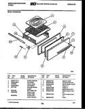 BROILER DRAWER PARTS Diagram and Parts List for GF300KXD2  Frigidaire Range