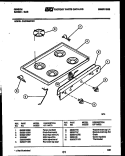 COOKTOP PARTS Diagram and Parts List for CGC2M5WXC  Gibson Range