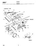 CONTROL Diagram and Parts List for FRS20QRCW9  Frigidaire Refrigerator