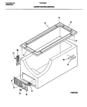CABINET, CONTROL, SHELVES Diagram and Parts List for TFC05M0AW1  Tappan Freezer