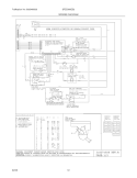 WIRING DIAGRAM Diagram and Parts List for BFES368ES2  Frigidaire Range