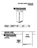 COVER Diagram and Parts List for FFU14F9GW0  Frigidaire Freezer