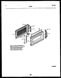 DOOR PARTS Diagram and Parts List for 56-9732-10-01  Tappan Microwave