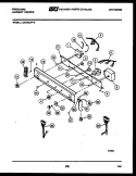 CONSOLE AND CONTROL PARTS Diagram and Parts List for LCE752LW0  Frigidaire Washer Dryer Combo