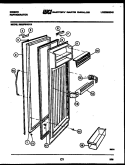 REFRIGERATOR DOOR PARTS Diagram and Parts List for RS22F9WS1B  Gibson Refrigerator