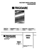 COVER Diagram and Parts List for FDB435RFS0  Frigidaire Dishwasher