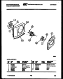 AIR HANDLING PARTS Diagram and Parts List for AC057L7A1  Frigidaire Air Conditioner