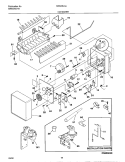 ICE MAKER Diagram and Parts List for MRS26LGJQ2  Frigidaire Refrigerator