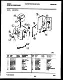 ELECTRICAL PARTS Diagram and Parts List for GAS188P2K2  Gibson Air Conditioner