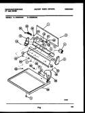 CONSOLE AND CONTROL PARTS Diagram and Parts List for DG800KXW6  Frigidaire Dryer