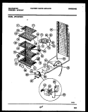 SYSTEM AND ELECTRICAL PARTS Diagram and Parts List for UFS160FM6W  Kelvinator Freezer