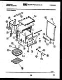 BODY PARTS Diagram and Parts List for RG36BNW1  Frigidaire Range