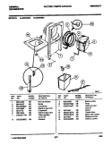 CONDENSER Diagram and Parts List for GDH50E2  Frigidaire Dehumidifier