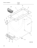 CABINET Diagram and Parts List for CFC09LW1  Crosley Freezer