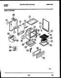 BODY PARTS Diagram and Parts List for 31-1049-23-05  Tappan Range