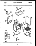 BODY PARTS Diagram and Parts List for 32-2639-00-05  Tappan Range