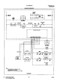 WIRING SCHEMATIC Diagram and Parts List for PLGF389CCB  Frigidaire Range