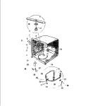 INNER TUB Diagram and Parts List for SU500DXR5  Frigidaire Dishwasher