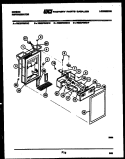 ICE DOOR, DISPENSER AND WATER TANK Diagram and Parts List for RS22F9WS1F  Gibson Refrigerator