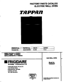 COVER Diagram and Parts List for FEB500CFB2  Frigidaire Wall Oven