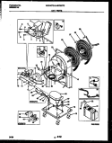 UNIT PARTS Diagram and Parts List for MDD50TG1  Gibson Dehumidifier