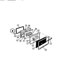 DOOR Diagram and Parts List for 73-7857-66-03  Tappan Range