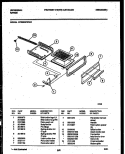 BROILER DRAWER PARTS Diagram and Parts List for CP302BP2WY01  Uni Range