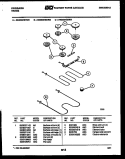 BROILER PARTS Diagram and Parts List for REGS37BNW2  Frigidaire Range