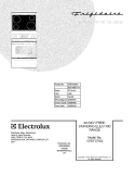 COVER Diagram and Parts List for CFEF370GS1  Frigidaire Range