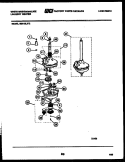 TRANSMISSION PARTS Diagram and Parts List for SM115LXD2  Frigidaire Washer