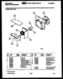 AIR HANDLING PARTS Diagram and Parts List for MH312G1QA  Kelvinator Air Conditioner