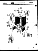 TUB AND FRAME PARTS Diagram and Parts List for SU24S9TLB  Gibson Dishwasher
