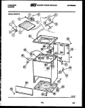 CABINET PARTS Diagram and Parts List for WDSFW0  Frigidaire Washer