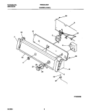 P12C0050 CONTROL PANEL Diagram and Parts List for FWX223LBS7  Frigidaire Washer