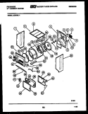 CABINET AND COMPONENT PARTS Diagram and Parts List for LCE732LW1  Frigidaire Washer Dryer Combo