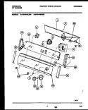 CONSOLE AND CONTROL PARTS Diagram and Parts List for FWX445NBS0  Frigidaire Washer