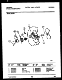 CAM Diagram and Parts List for DB700P1  Frigidaire Dishwasher