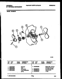 CAM Diagram and Parts List for DP400PW1  Tappan Dishwasher
