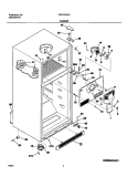 CABINET Diagram and Parts List for FRT21FG4CQ0  Frigidaire Refrigerator