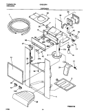ICE DISPENSER Diagram and Parts List for GRS20ZRHW1  Gibson Refrigerator