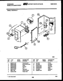 ELECTRICAL PARTS Diagram and Parts List for FAS249P2A1  Frigidaire Air Conditioner